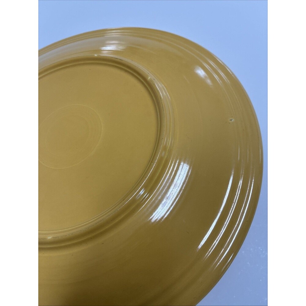 Vintage Fiesta Original Yellow 12" Round Chop Plate Platter Fiestaware 1936-1969 - Picture 5 of 5